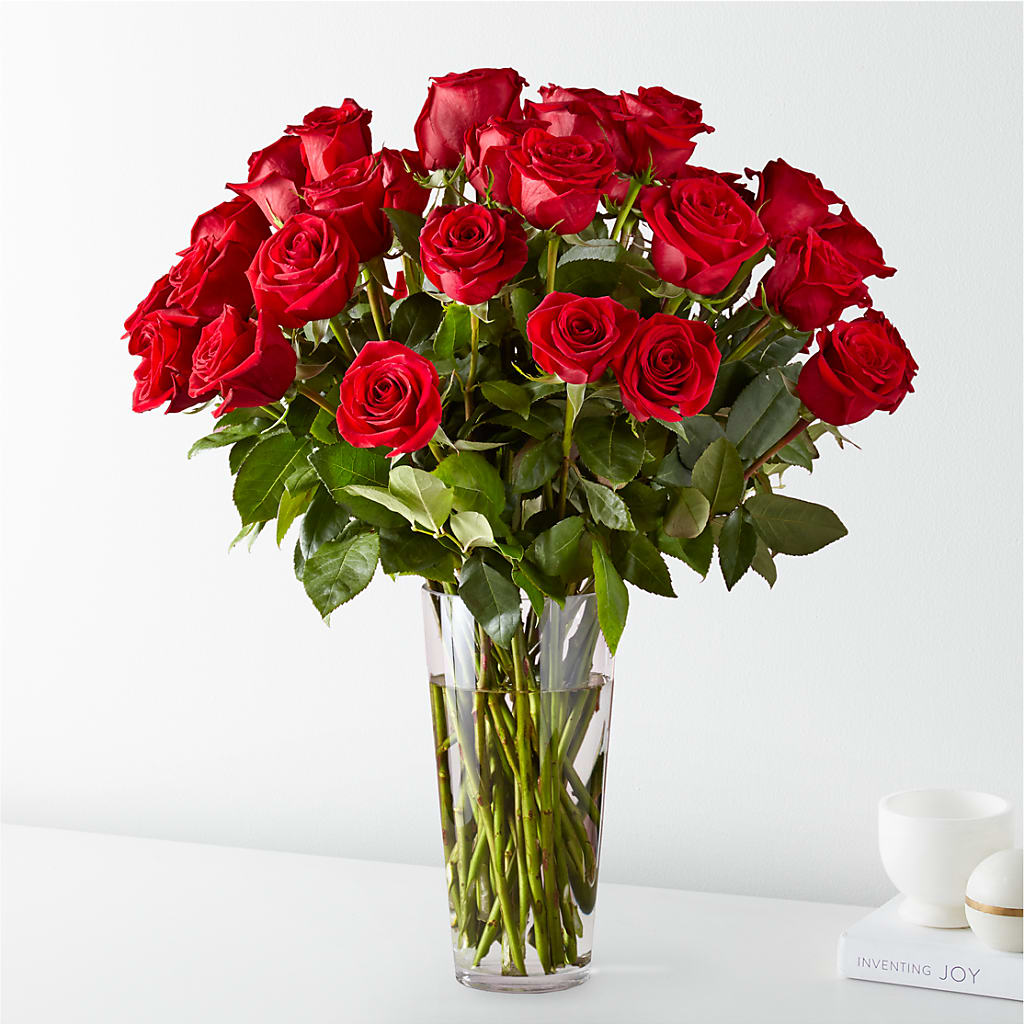 Long Stem Red Rose Bouquet – Fleuristerie Marie-chantal, Shawinigan PQ