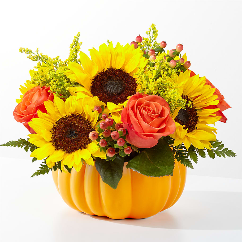 Pick of the Patch Pumpkin Bouquet – Fleuristerie Marie-chantal, Shawinigan PQ