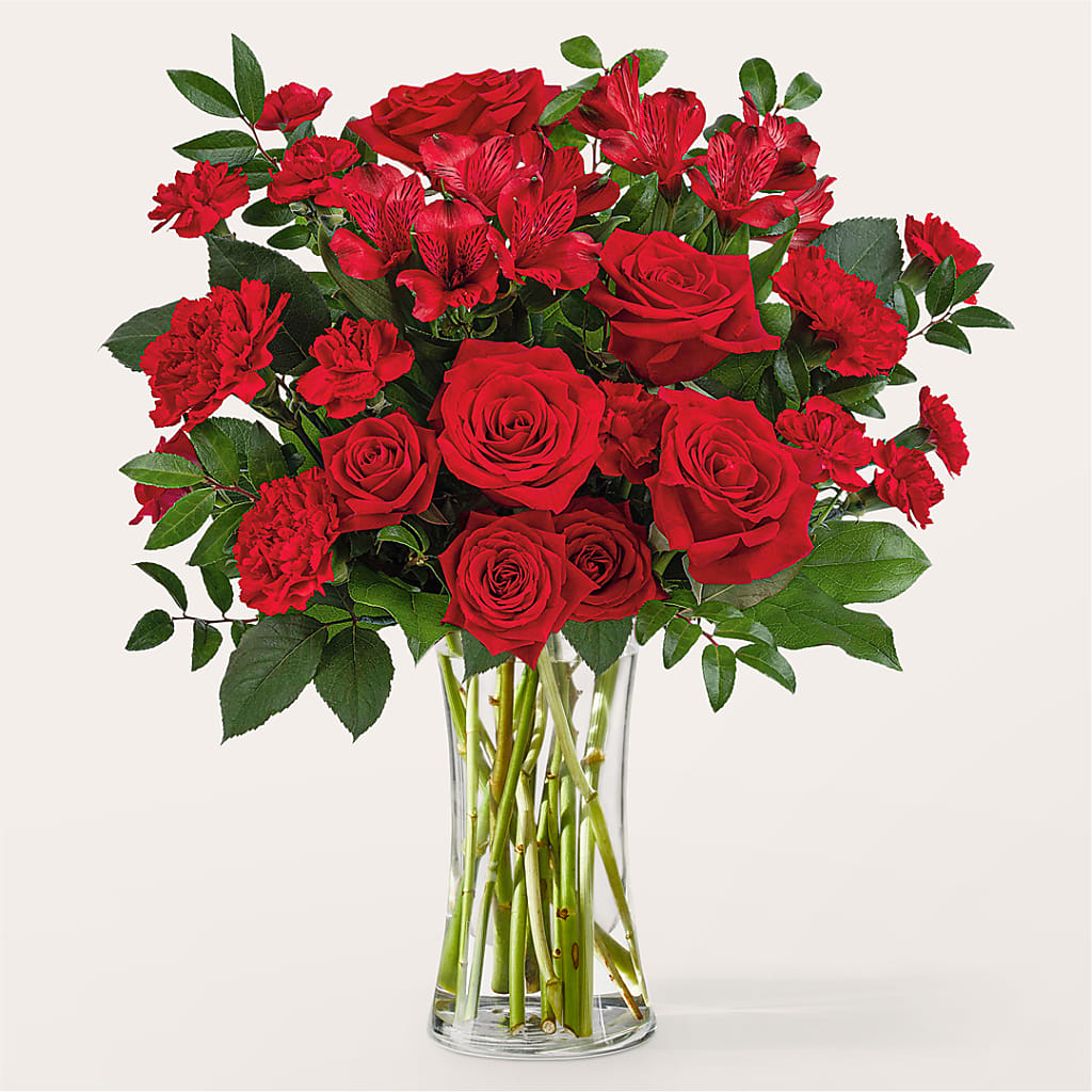 Brilliant Ruby Bouquet – Fleuristerie Marie-chantal, Shawinigan PQ