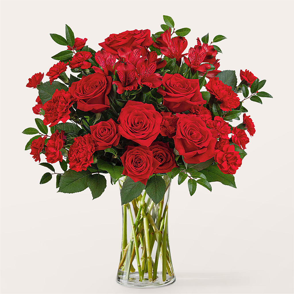 Brilliant Ruby Bouquet – Fleuristerie Marie-chantal, Shawinigan PQ