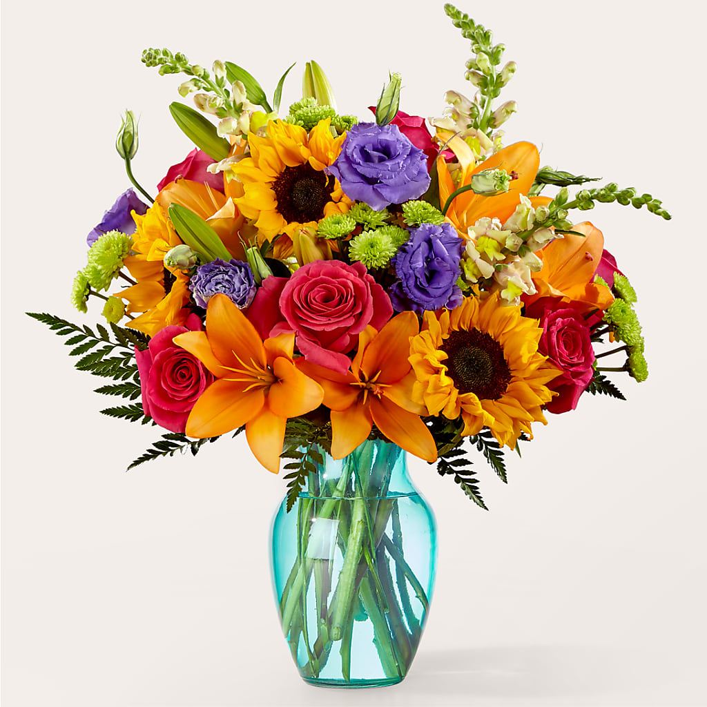 Double Rainbow Bouquet – Fleuristerie Marie-chantal, Shawinigan PQ
