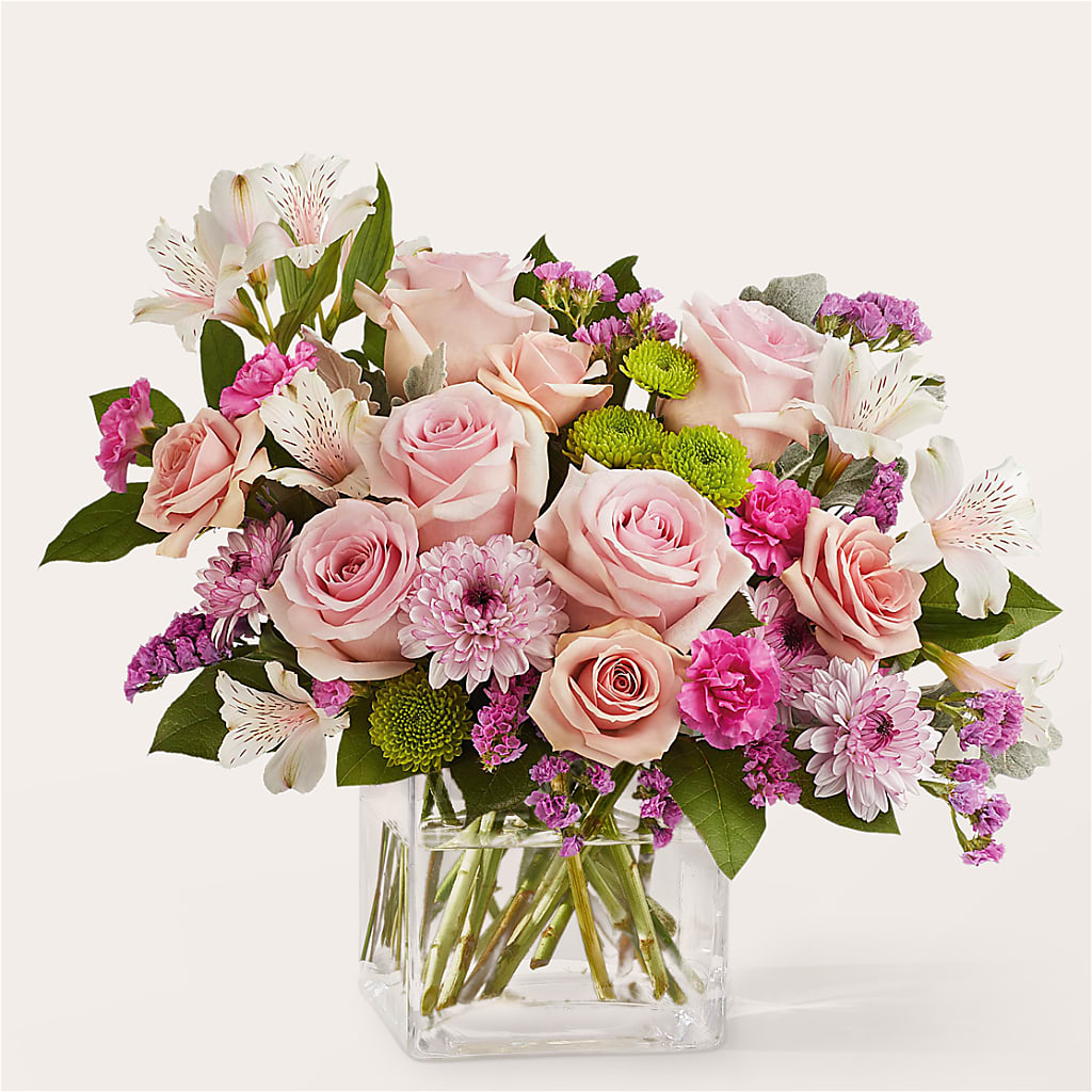 Pink Suede Bouquet – Fleuristerie Marie-chantal, Shawinigan PQ