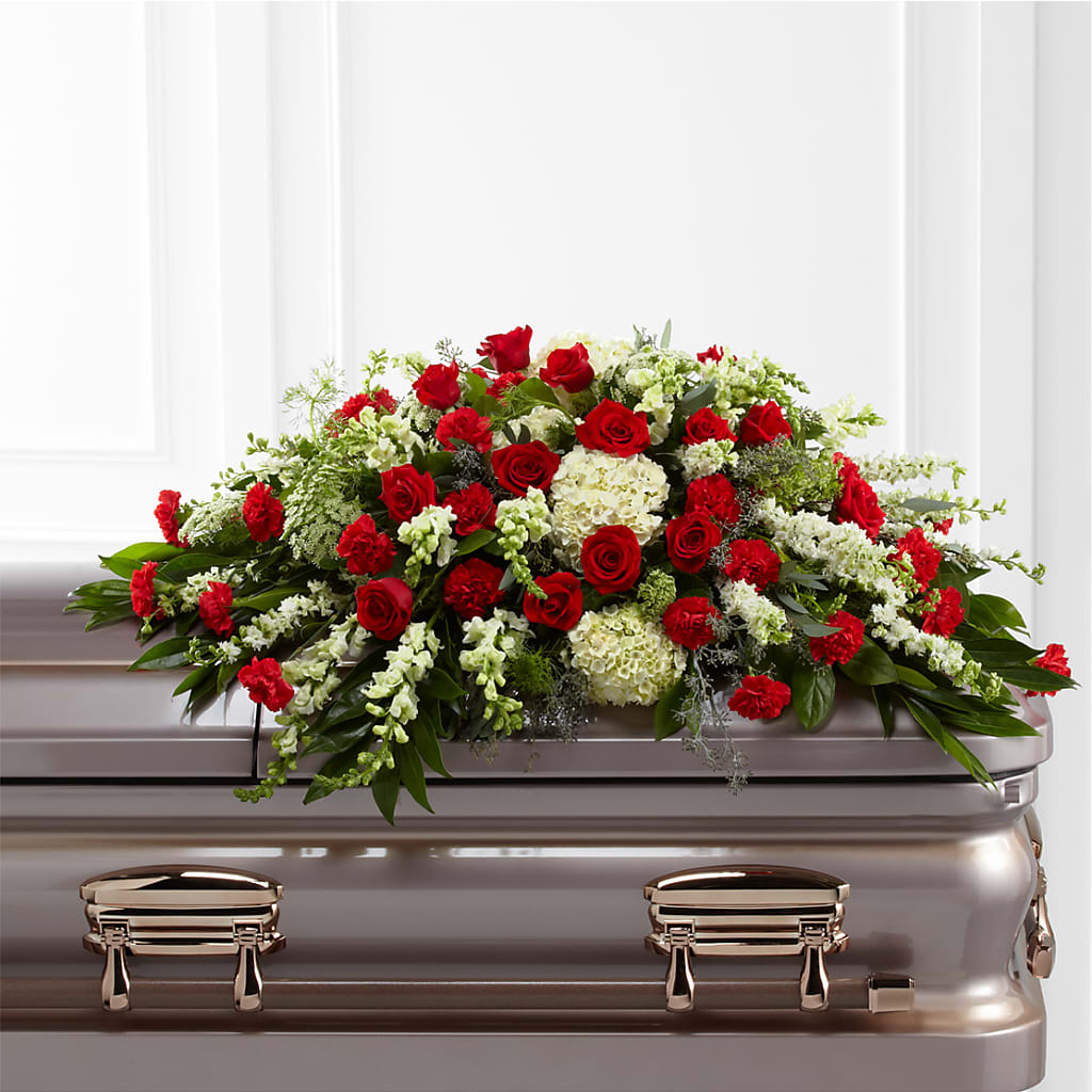 Sincerity Casket Spray – Fleuristerie Marie-chantal, Shawinigan PQ