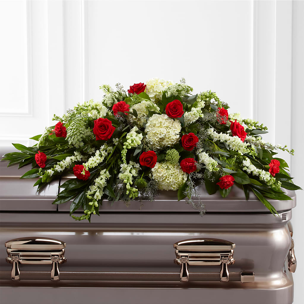 Sincerity Casket Spray – Fleuristerie Marie-chantal, Shawinigan PQ