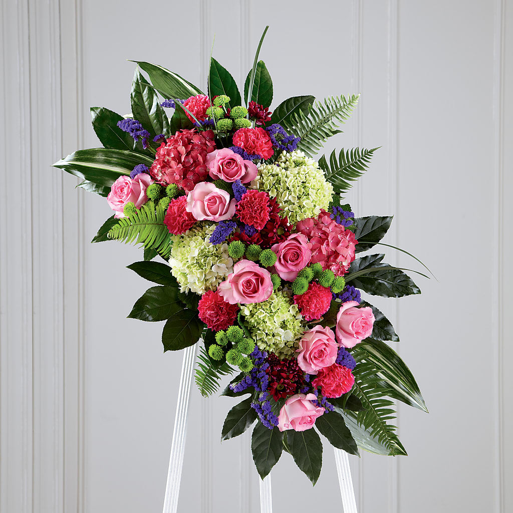 Refreshing Mix Standing Spray – Fleuristerie Marie-chantal, Shawinigan PQ