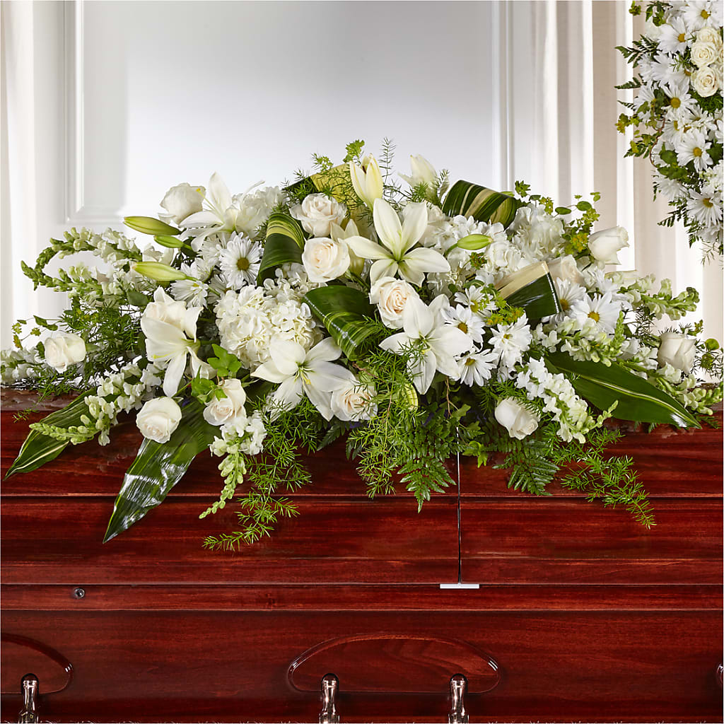 Abundance Casket Spray – Fleuristerie Marie-chantal, Shawinigan PQ