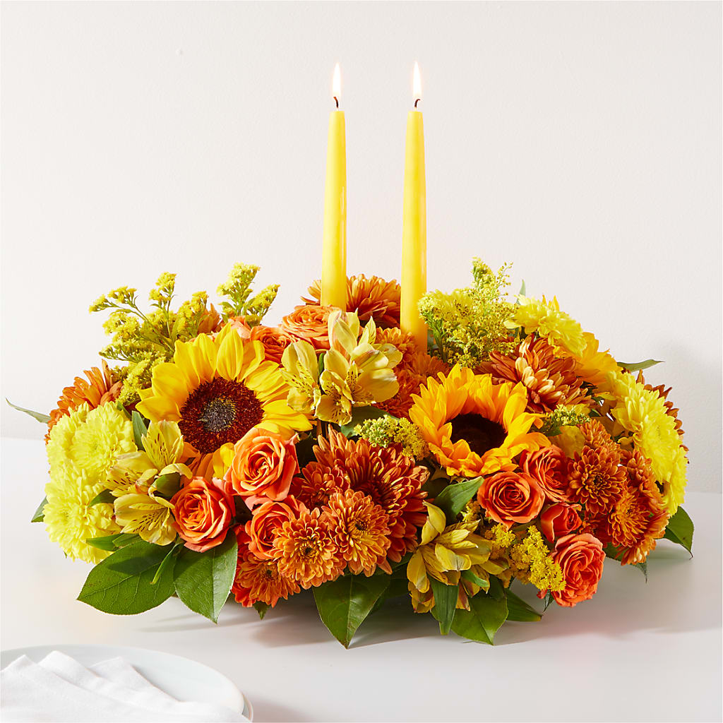 Autumn Harmony Centerpiece – Fleuristerie Marie-chantal, Shawinigan PQ