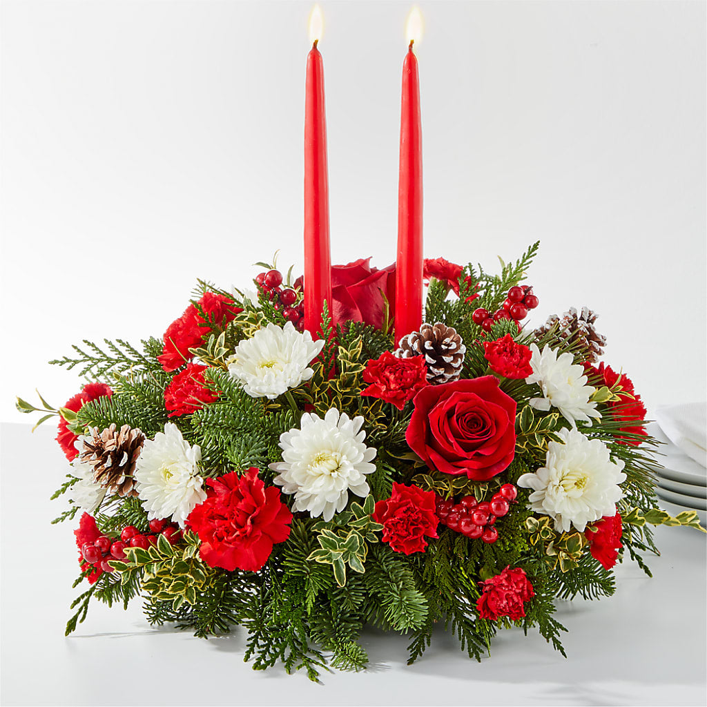 Holiday Soiree Centerpiece – Fleuristerie Marie-chantal, Shawinigan PQ