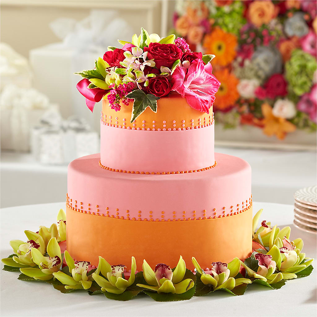 Sweet Citrus Cake Decor – Fleuristerie Marie-chantal, Shawinigan PQ