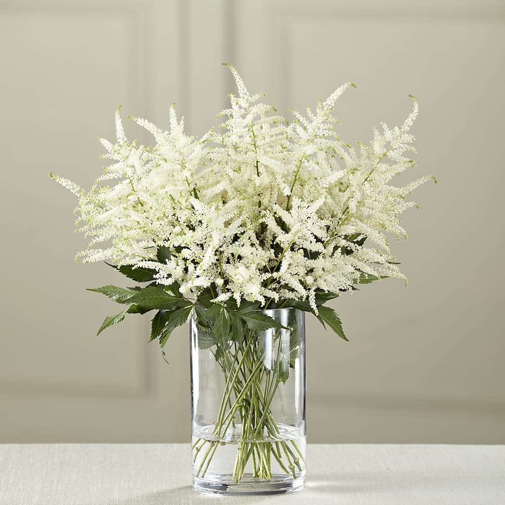 White Astilbe Bouquet – Fleuristerie Marie-chantal, Shawinigan PQ