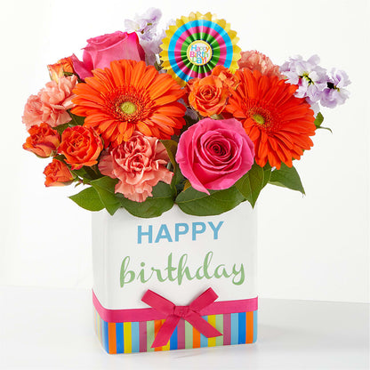 Birthday Surprise Bouquet –  Fleuristerie Marie-chantal, Shawinigan PQ