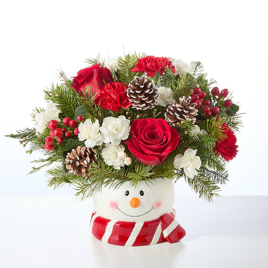Jolly Snowman Bouquet –  Fleuristerie Marie-chantal, Shawinigan PQ