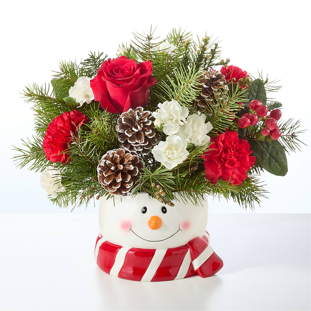 Jolly Snowman Bouquet –  Fleuristerie Marie-chantal, Shawinigan PQ