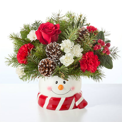 Jolly Snowman Bouquet –  Fleuristerie Marie-chantal, Shawinigan PQ