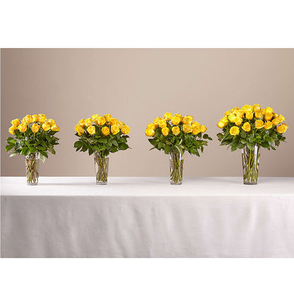 Long Stem Yellow Rose Bouquet –  Fleuristerie Marie-chantal, Shawinigan PQ