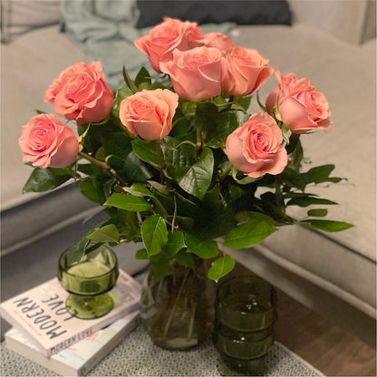 Long Stem Pink Rose Bouquet –  Fleuristerie Marie-chantal, Shawinigan PQ