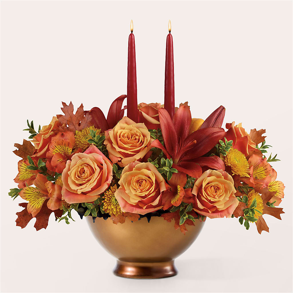 Harvest Table Centerpiece –  Fleuristerie Marie-chantal, Shawinigan PQ