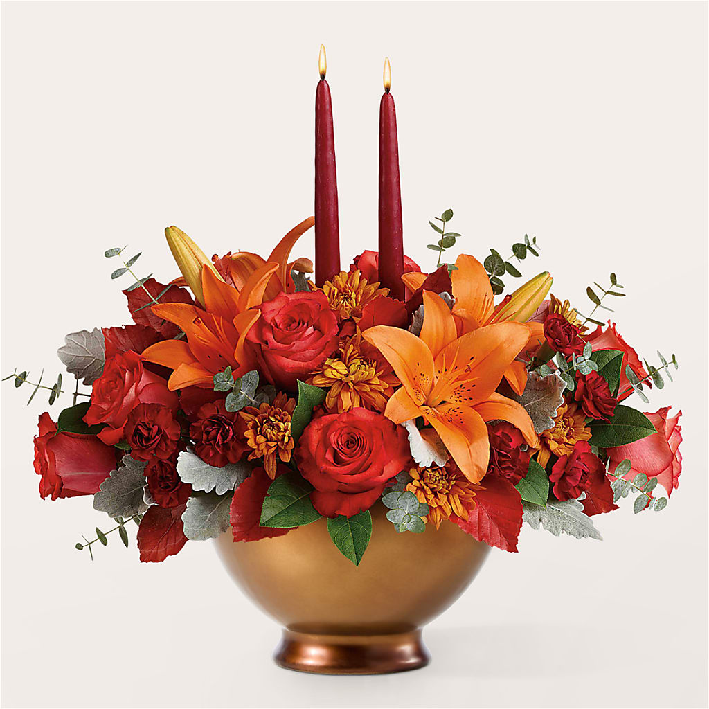 Fruits of Fall Centerpiece –  Fleuristerie Marie-chantal, Shawinigan PQ