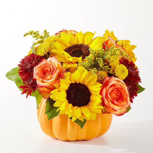Golden Gourd Pumpkin Bouquet –  Fleuristerie Marie-chantal, Shawinigan PQ