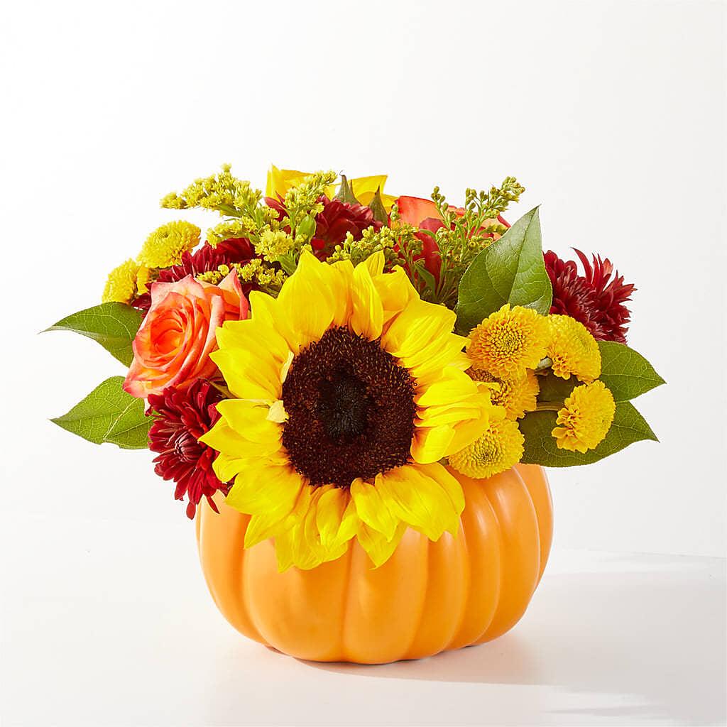 Golden Gourd Pumpkin Bouquet –  Fleuristerie Marie-chantal, Shawinigan PQ