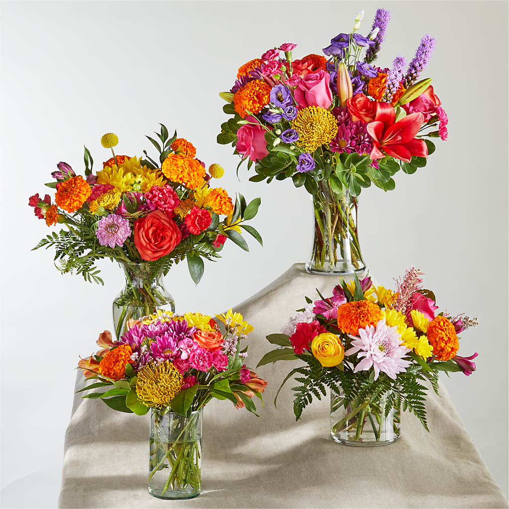 Feast of Color – A Florist Original –  Fleuristerie Marie-chantal, Shawinigan PQ