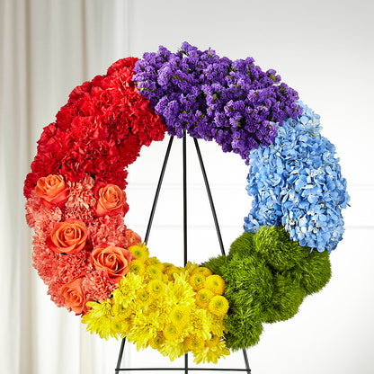 Circle of Love Wreath –  Fleuristerie Marie-chantal, Shawinigan PQ