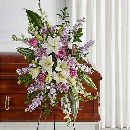 Grateful Hearts Standing Spray –  Fleuristerie Marie-chantal, Shawinigan PQ