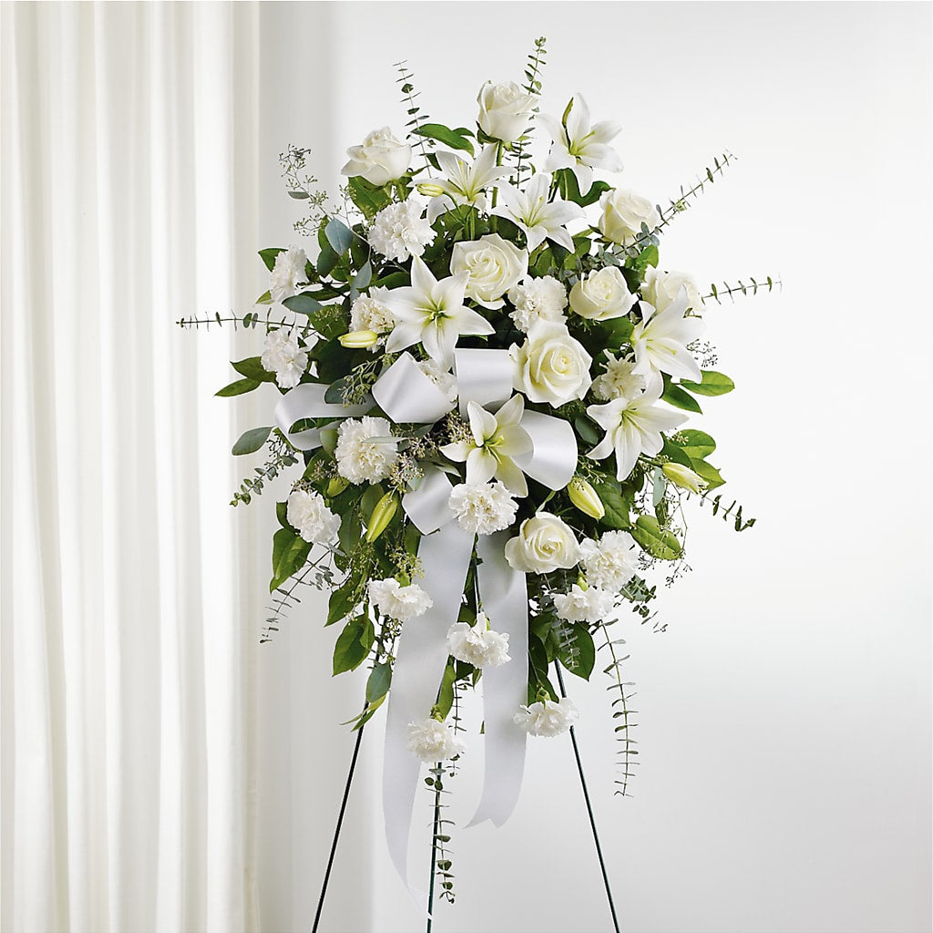 With Care Standing Spray –  Fleuristerie Marie-chantal, Shawinigan PQ