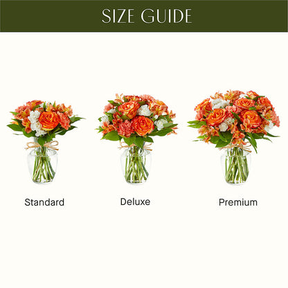 Apricot Glow Bouquet –  Fleuristerie Marie-chantal, Shawinigan PQ