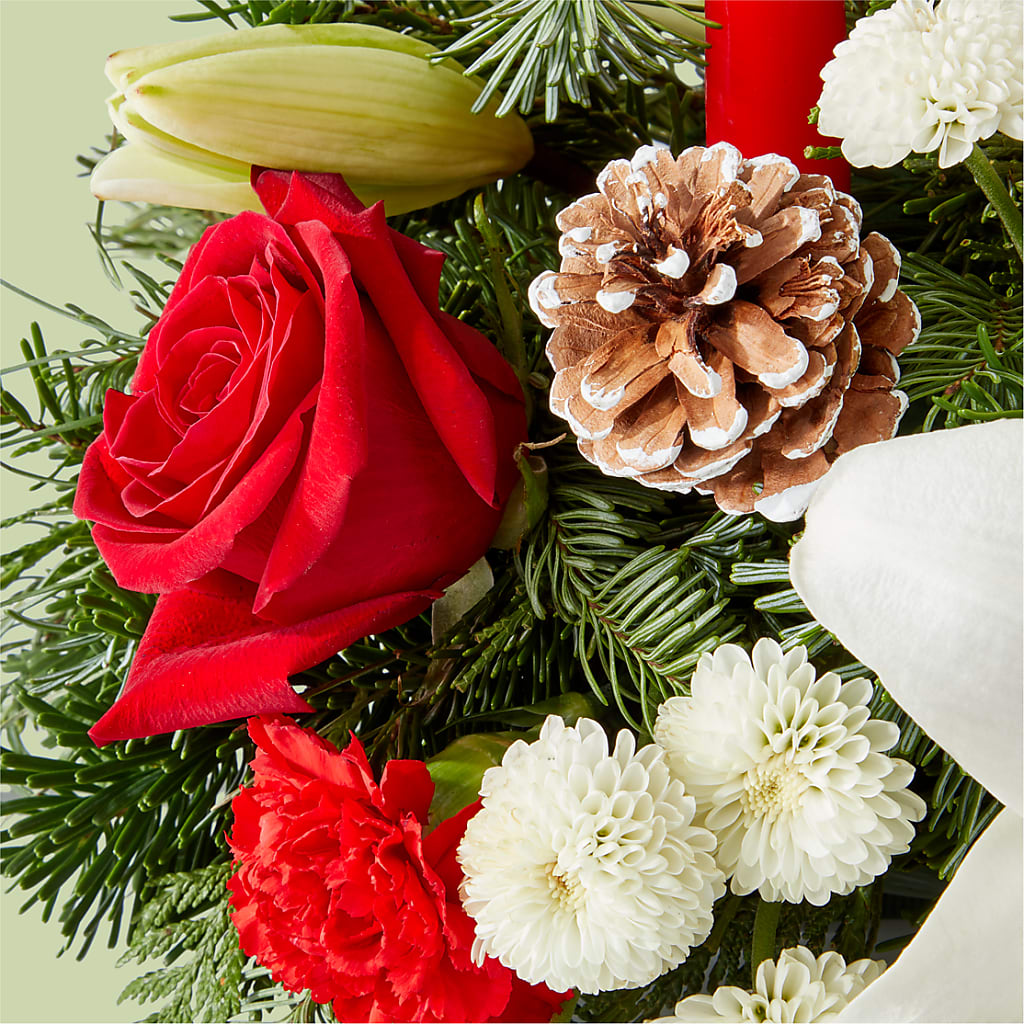 Seasonal Festivities Centerpiece –  Fleuristerie Marie-chantal, Shawinigan PQ