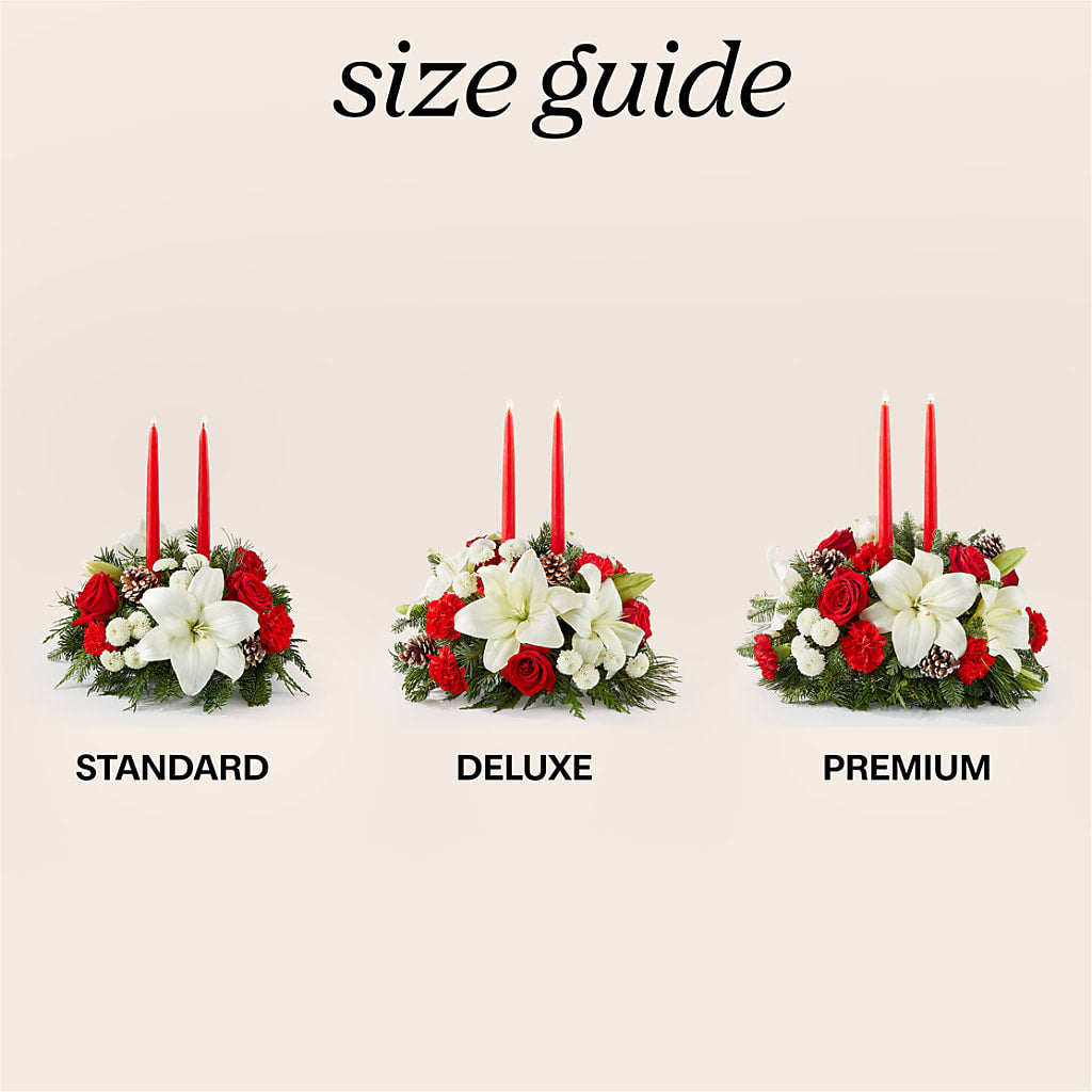 Seasonal Festivities Centerpiece –  Fleuristerie Marie-chantal, Shawinigan PQ