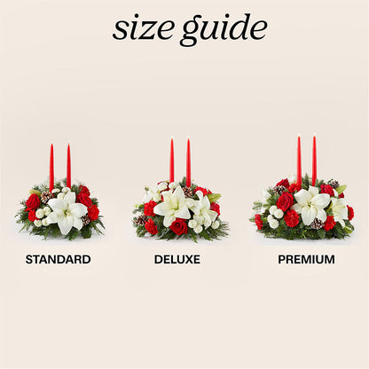 Seasonal Festivities Centerpiece –  Fleuristerie Marie-chantal, Shawinigan PQ