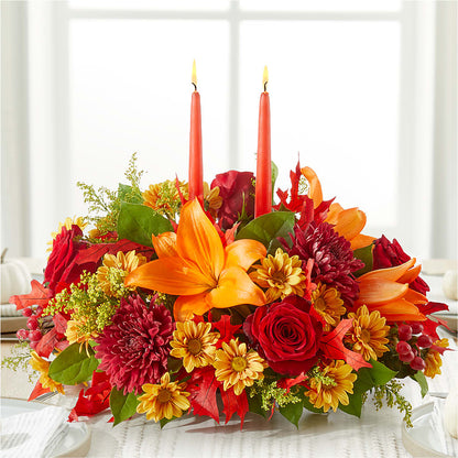 Autumn's Embrace Centerpiece –  Fleuristerie Marie-chantal, Shawinigan PQ