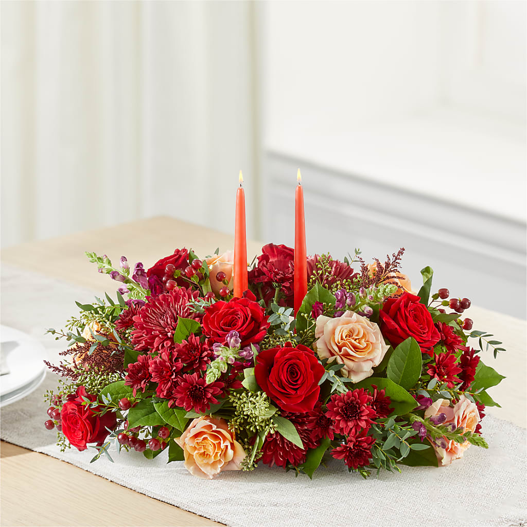 Most Thankful Centerpiece –  Fleuristerie Marie-chantal, Shawinigan PQ