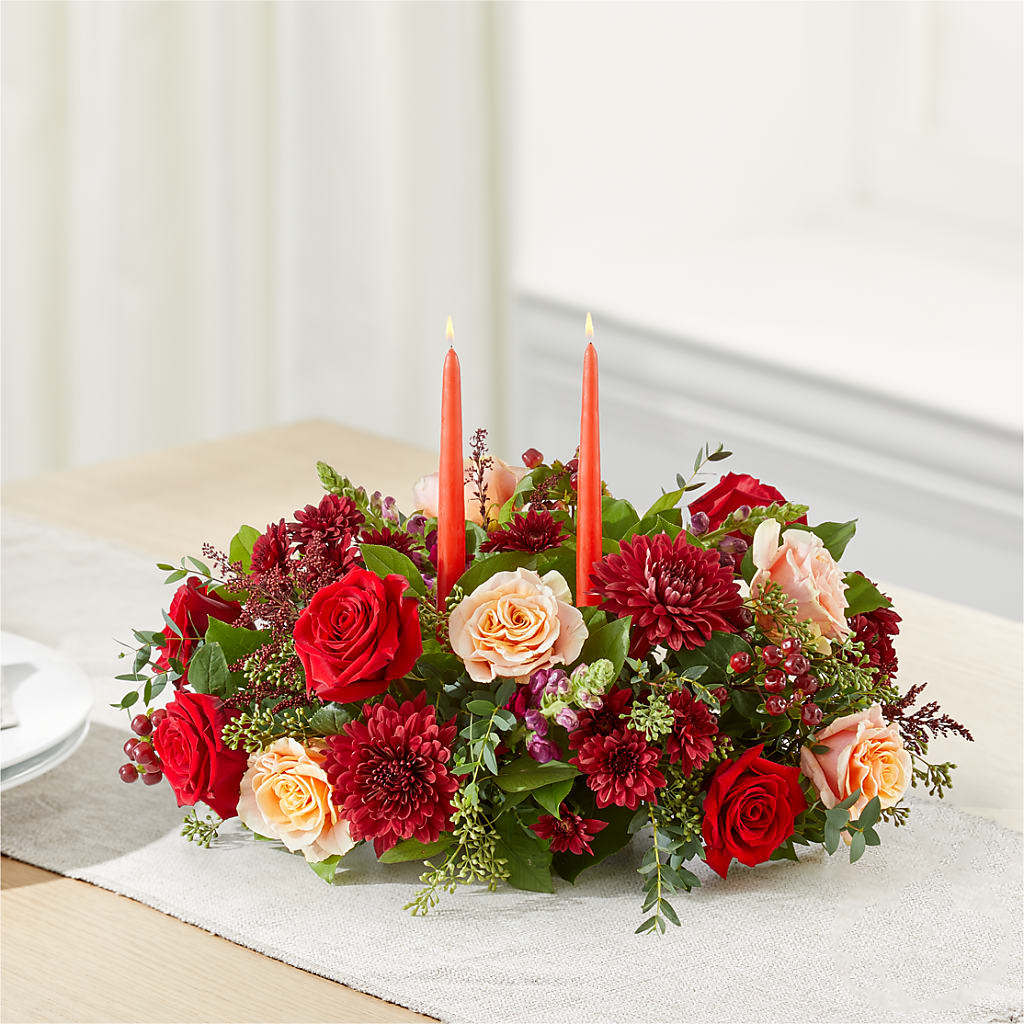 Most Thankful Centerpiece –  Fleuristerie Marie-chantal, Shawinigan PQ